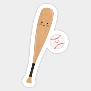 Baseball Friends Sticker